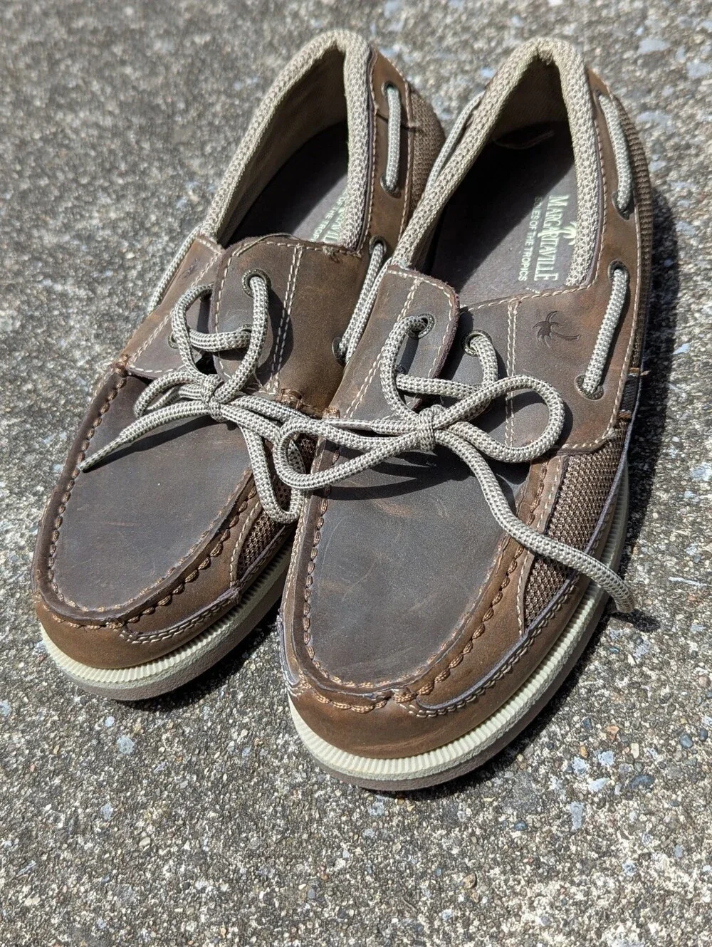 Margaritaville Boat Shoes Men's Size 9.5 EUC